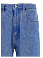 Marni Bleached Coated Jeans Blue, view 3