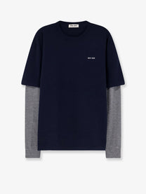 Miu Miu Women's Cashmere and Silk Sweater Grey