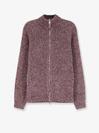 Brunello Cucinelli Men's Blend Virgin Wool Silk and Cashmere Cardigan Gold