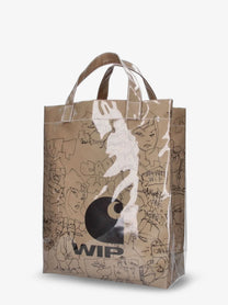 Carhartt Wip Unisex Blinkerfluid Paper Laminated Paper Handbag Brown