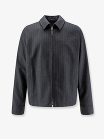 Burberry Men's Bloomsbury Wool Jacket Grey