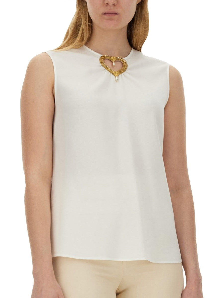 Moschino Women's Blouse White, view 4