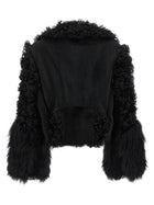 Fendi Blouson Biker Jacket Black