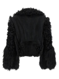 Fendi Blouson Biker Jacket Black