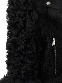 Fendi Blouson Biker Jacket Black