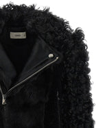 Fendi Blouson Biker Jacket Black