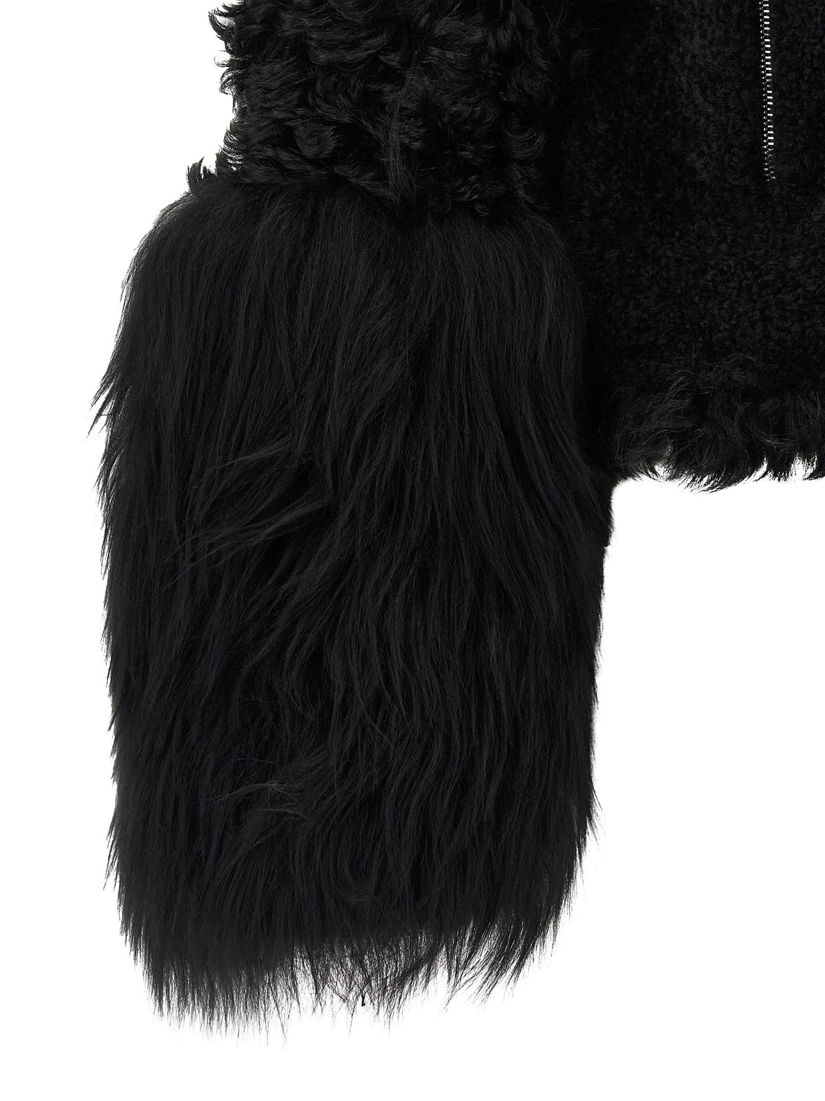 Fendi Blouson Biker Jacket Black