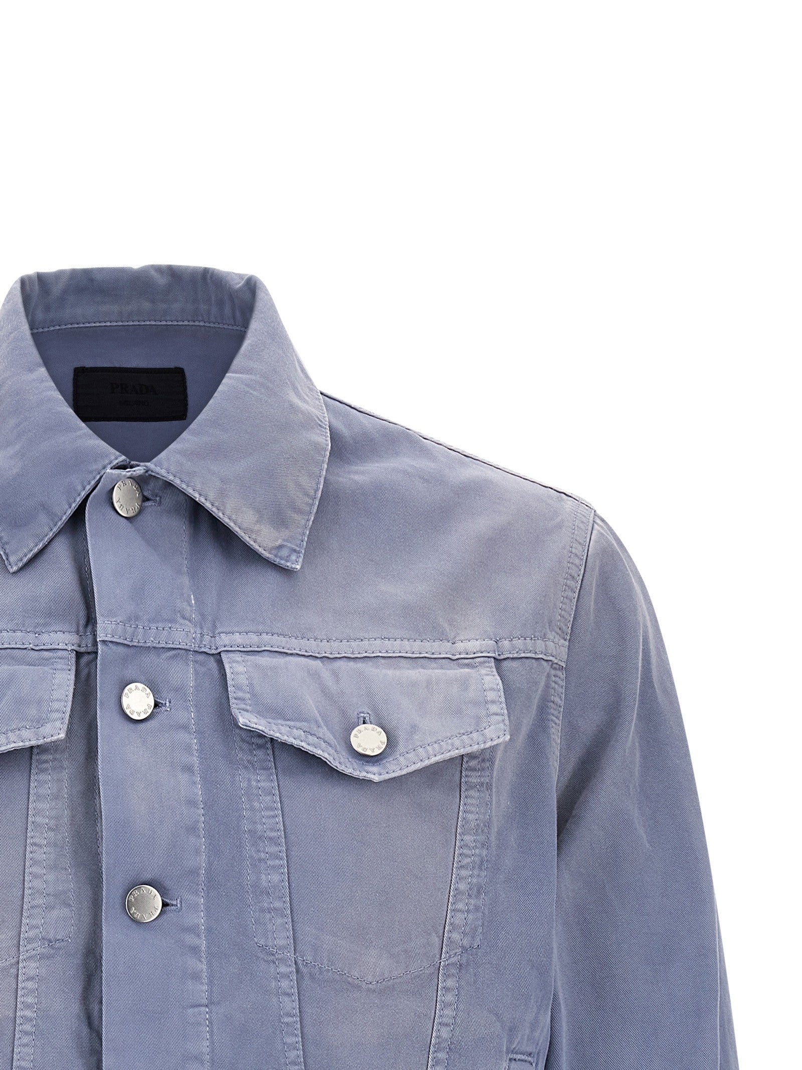 Prada Blouson Gabardine Blue