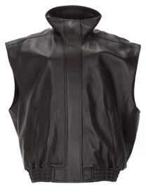 Balenciaga Women's Leather Soft Blouson Brown