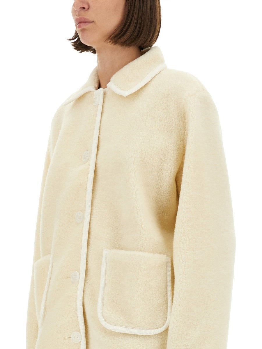 A.P.C Women's Blouson Jacket Estelle White