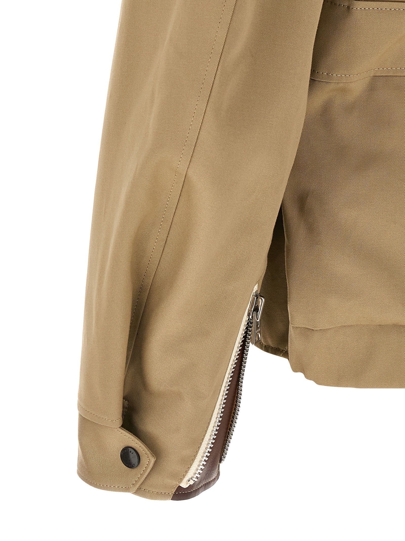 Sacai Blouson Jacket Beige