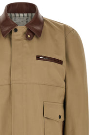 Sacai Blouson Jacket Beige