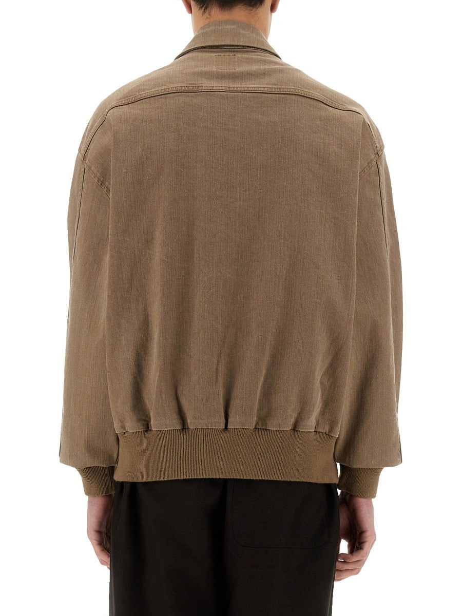Emporio Armani Men's Blouson Jacket Brown