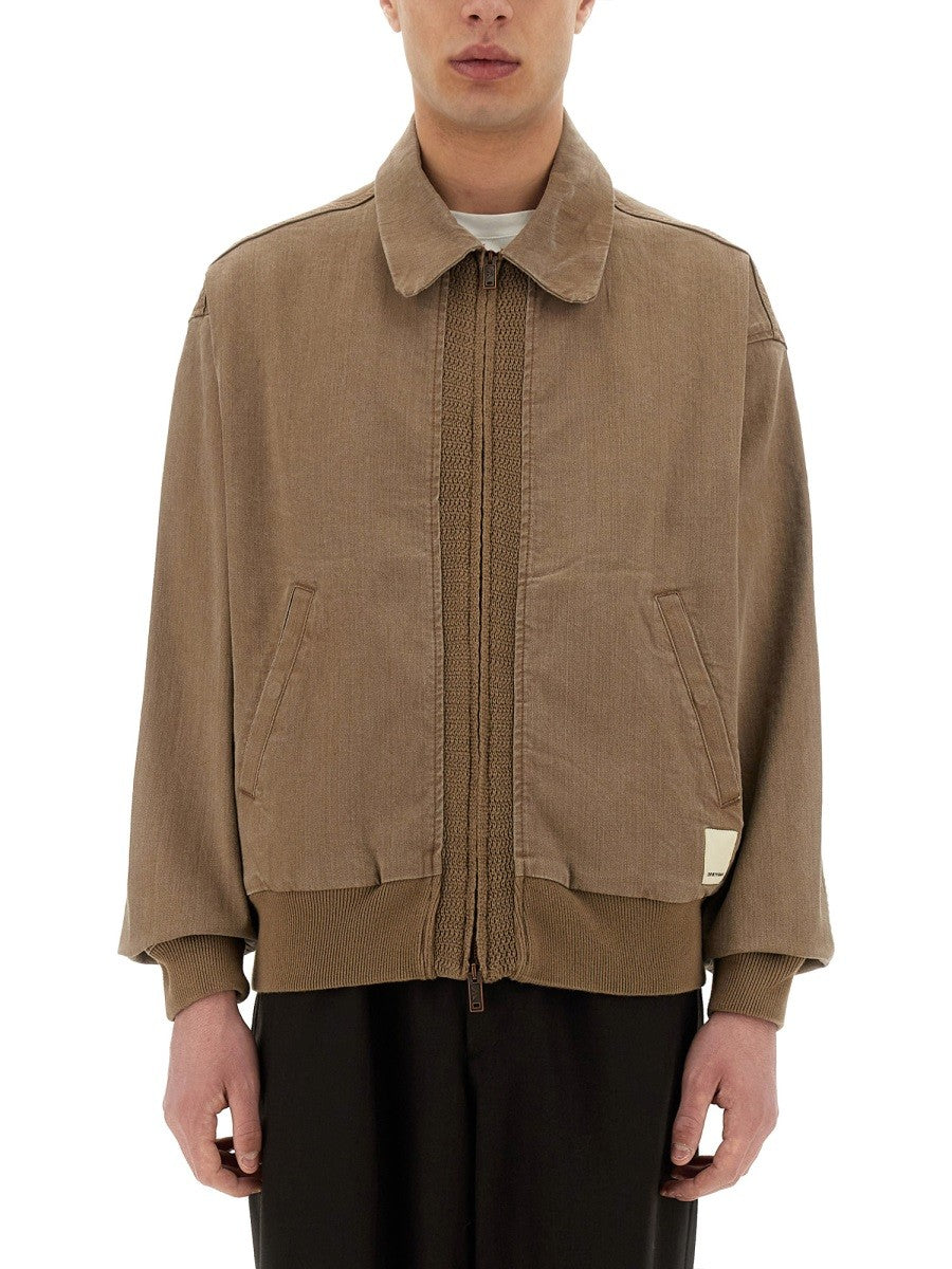 Emporio Armani Men's Blouson Jacket Brown