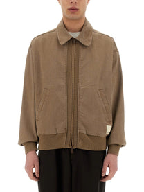 Emporio Armani Men's Blouson Jacket Brown