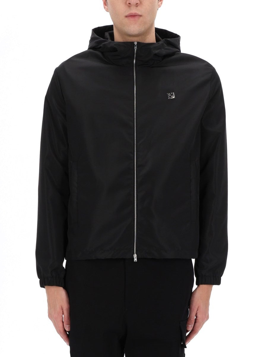 Fendi Men's Blouson Jacket Black