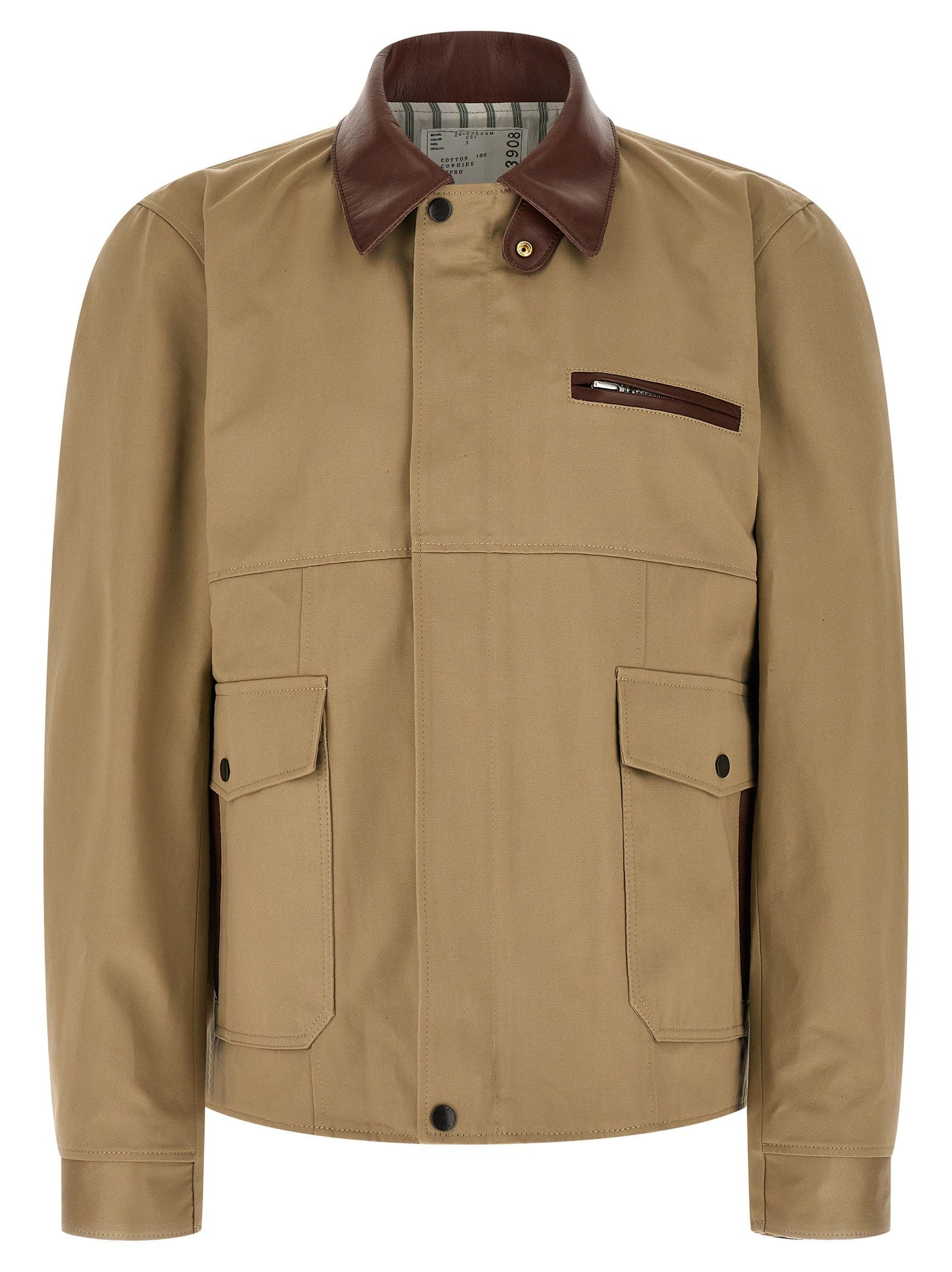 Sacai Blouson Jacket Beige