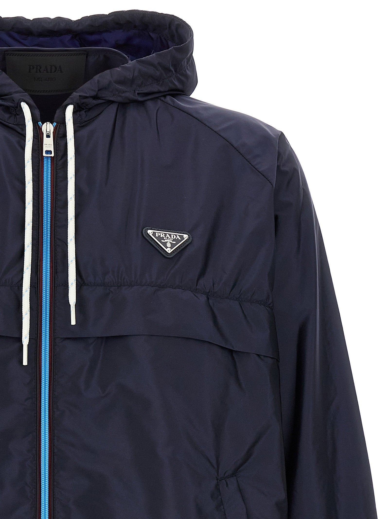 Prada Blouson Re Nylon Blue