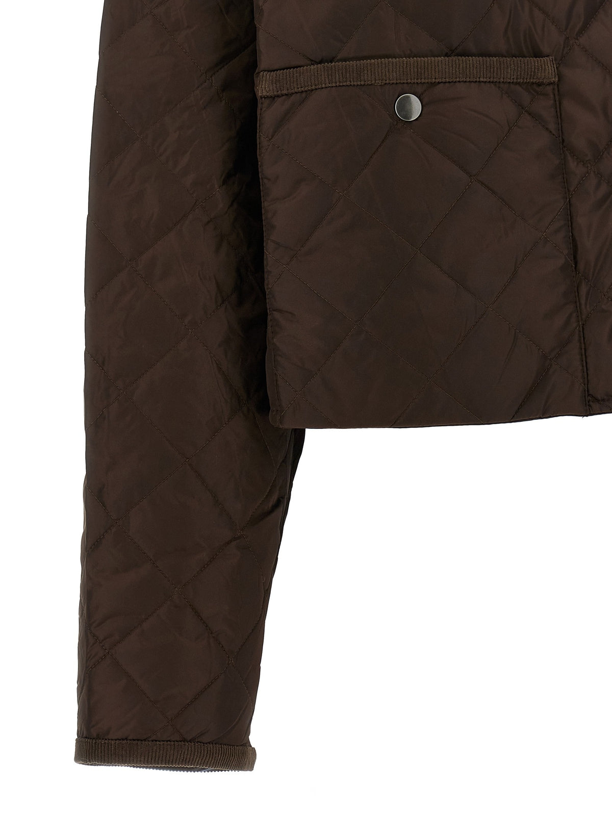 PRADA Blouson Re Nylon Brown, view 4