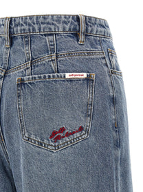 self-portrait Blue Barrel Leg Jeans Blue