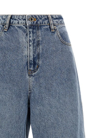 self-portrait Blue Barrel Leg Jeans Blue