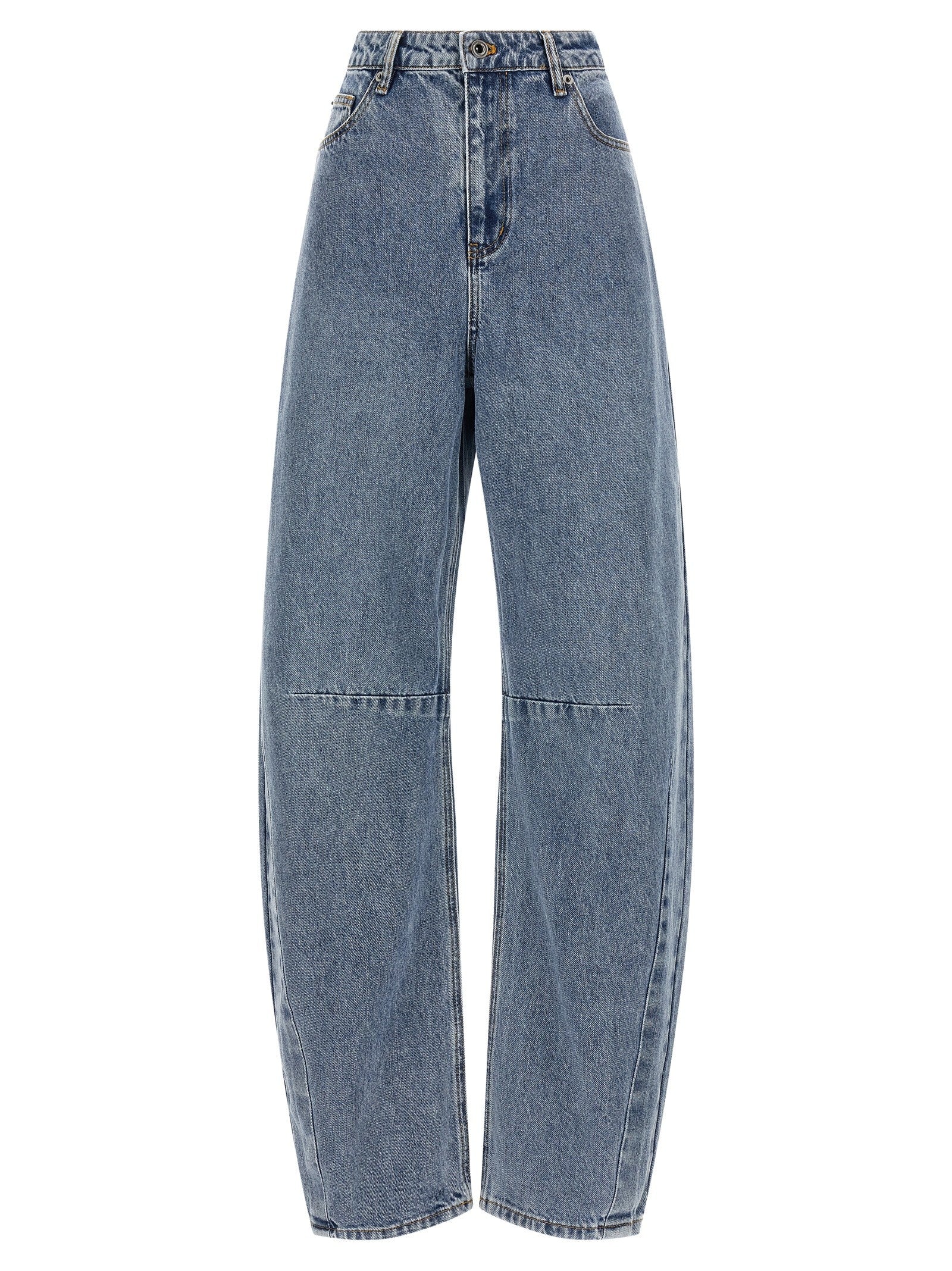 self-portrait Blue Barrel Leg Jeans Blue