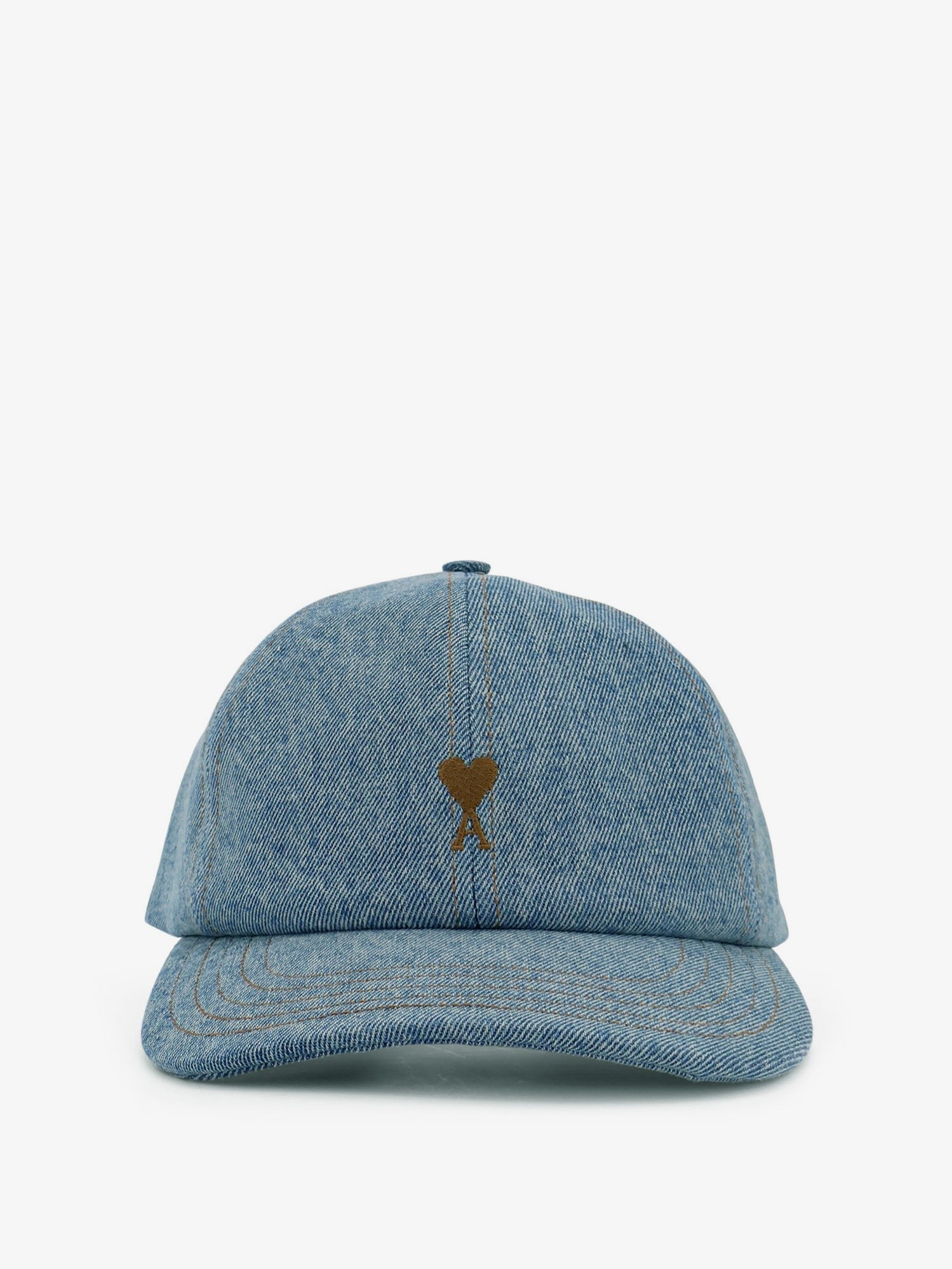 Ami Paris Men's Blue Denim Hat Blue