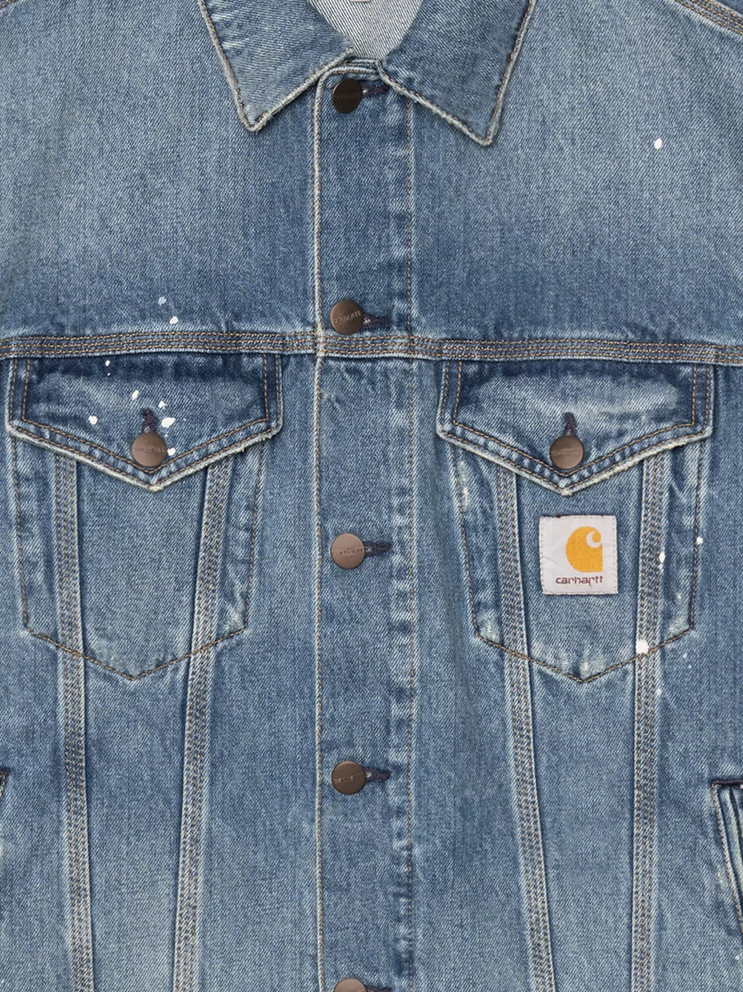 Carhartt Wip Men's Blue Denim Jacket Blue