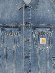 Carhartt Wip Men's Blue Denim Jacket Blue