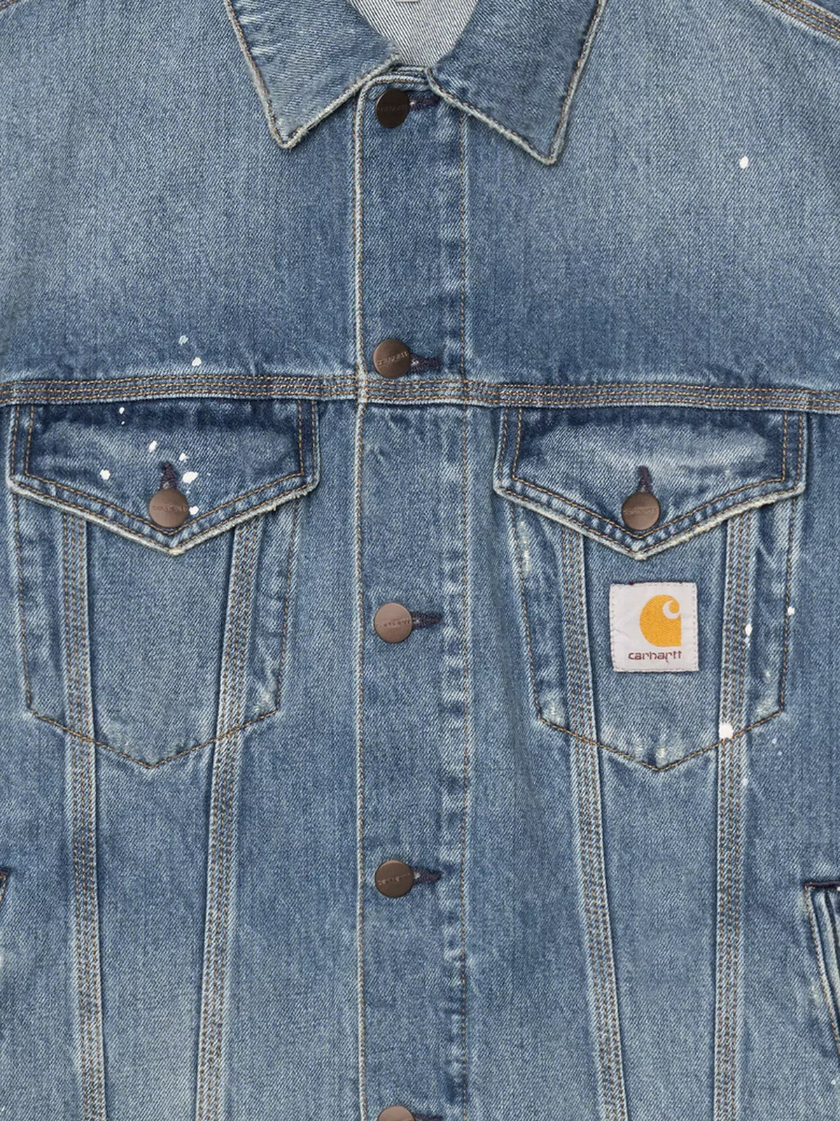 Carhartt Wip Men's Blue Denim Jacket Blue, view 3