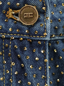 Elisabetta Franchi Women's Blue Denim Jeans Blue