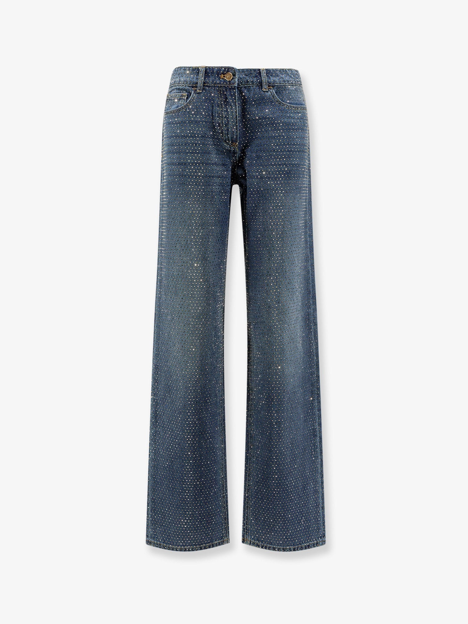 Elisabetta Franchi Women's Blue Denim Jeans Blue