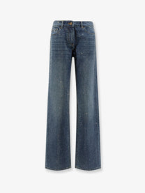 Elisabetta Franchi Women's Blue Denim Jeans Blue
