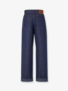 Fendi Women's FF Reverse Jeans Blue, view 4