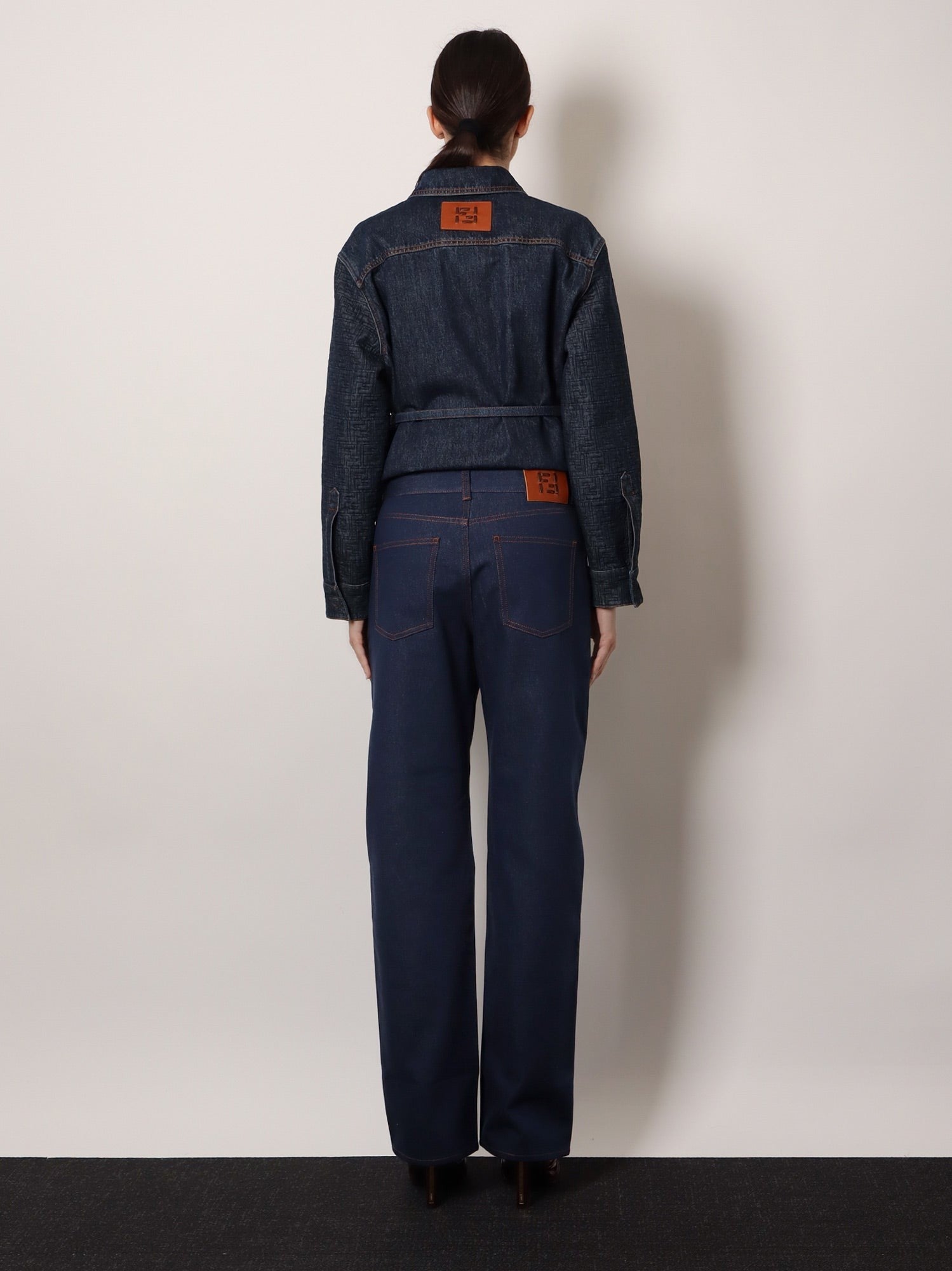 Fendi Women's Blue Denim Jeans Blue