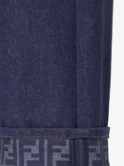 Fendi Women's FF Reverse Jeans Blue, view 5