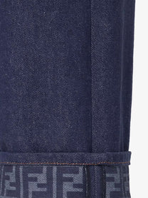 Fendi Women's Blue Denim Jeans Blue