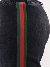 Gucci Men's Blue Denim Jeans Black