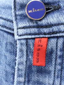 Kiton Men's Blue Denim Jeans Blue