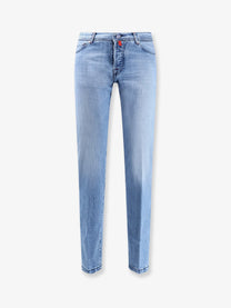 Kiton Men's Blue Denim Jeans Blue
