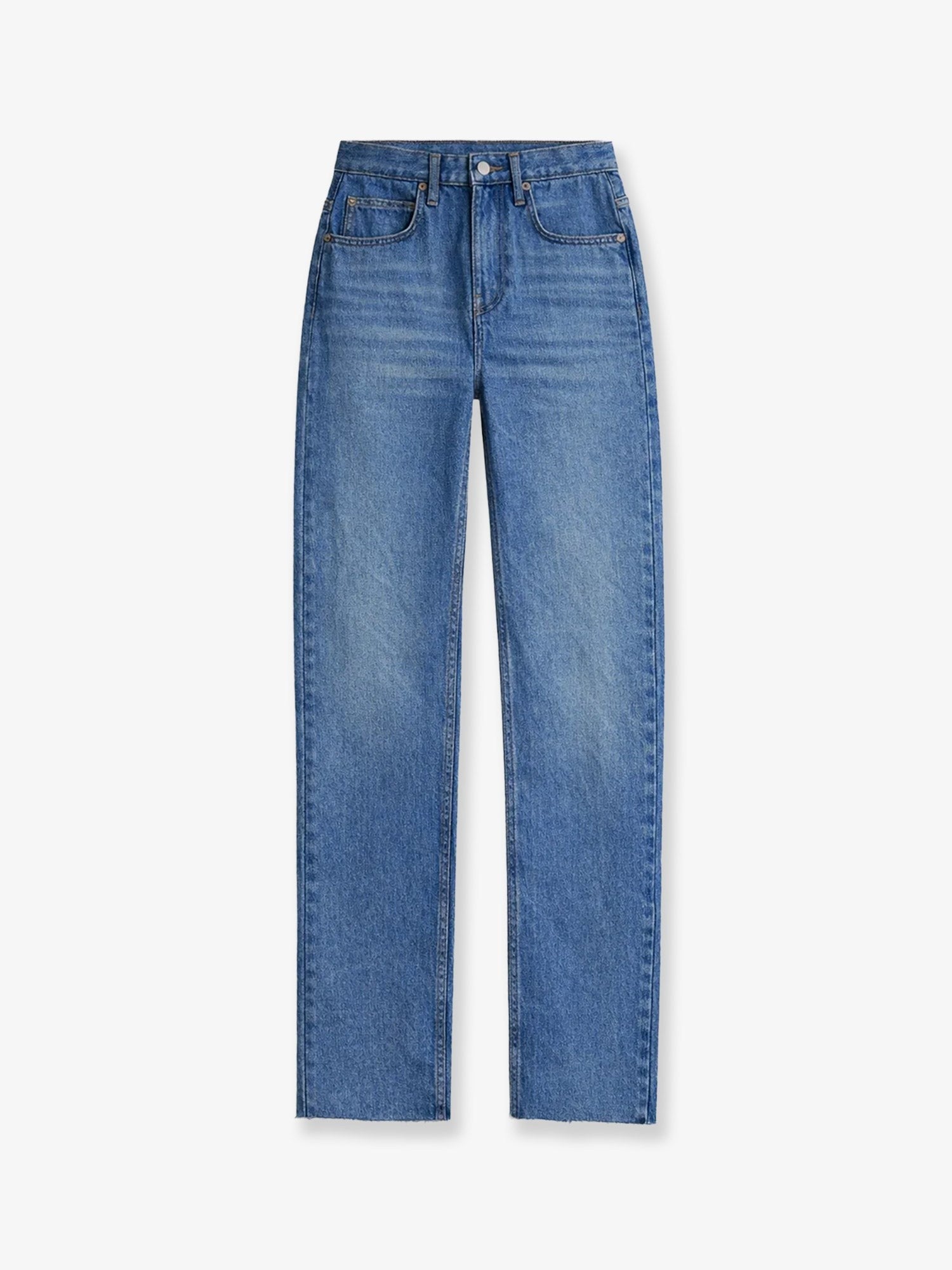 The Frankie Shop Women's Blue Denim Jeans Blue