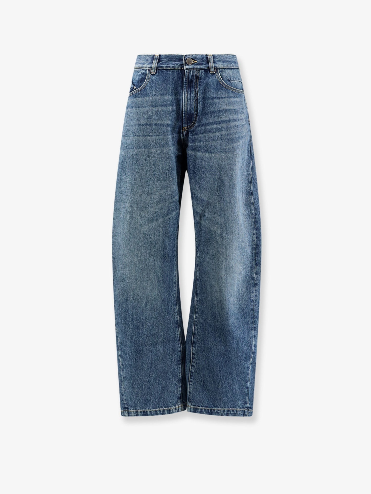 The Attico Women's Blue Denim Jeans Blue