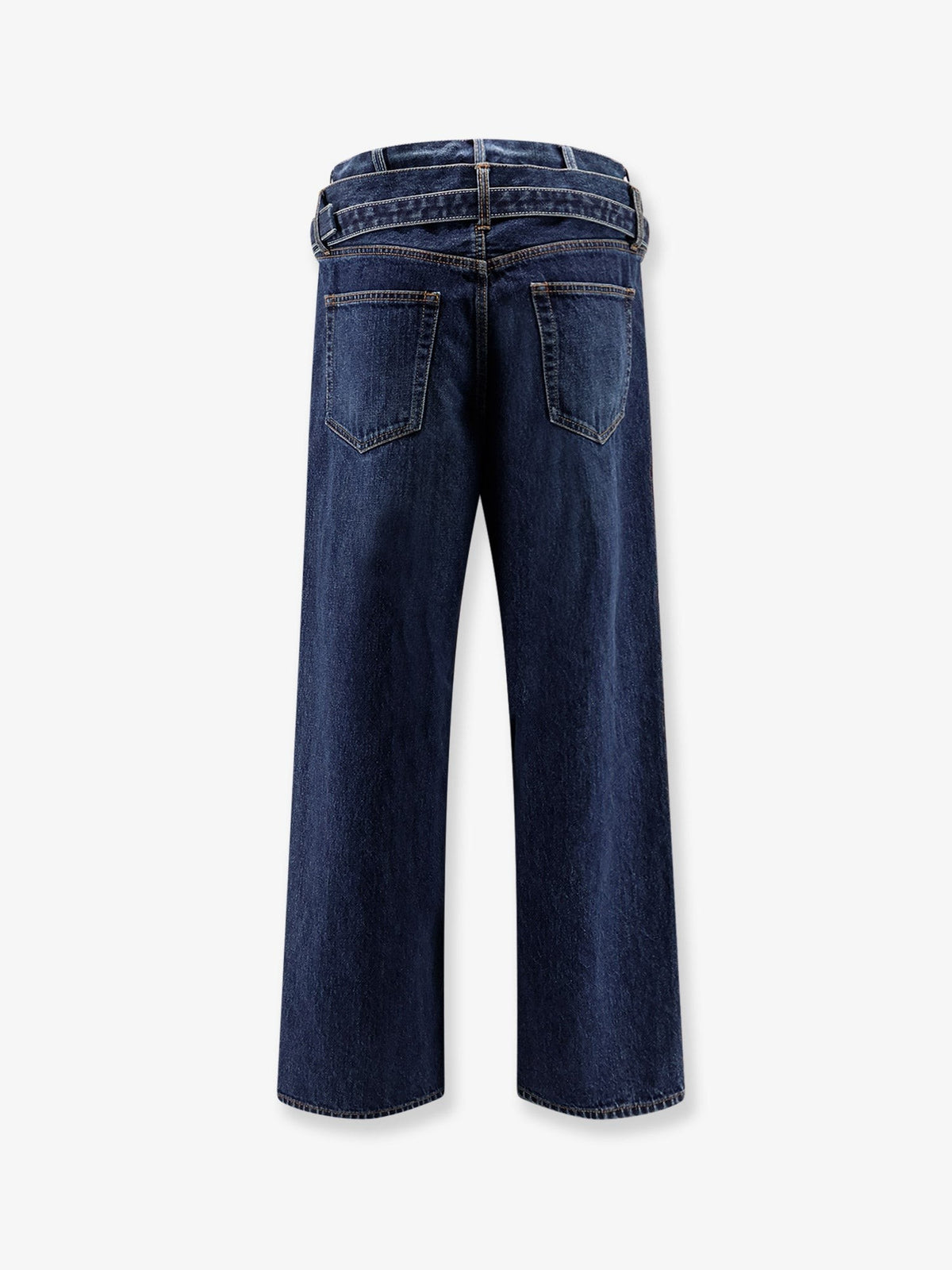 Sacai Men's Blue Denim Jeans Blue