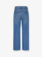 The Frankie Shop Women's Blue Denim Jeans Blue, view 2