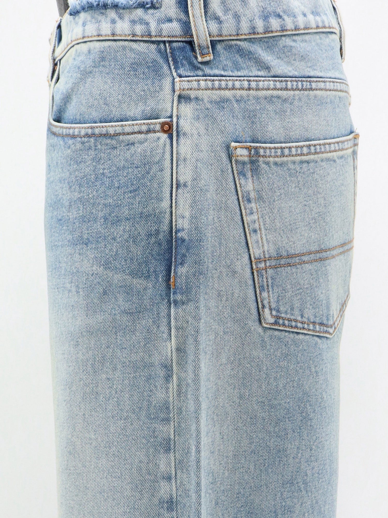Golden Goose Men's Blue Denim Jeans Blue