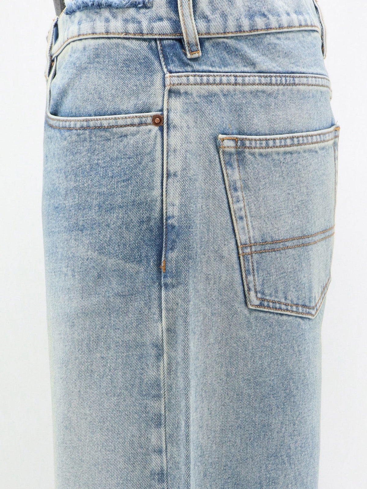 Golden Goose Men's Blue Denim Jeans Blue, view 3