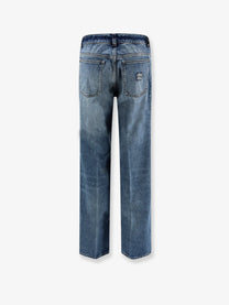 Miu Miu Women's Blue Denim Jeans Blue