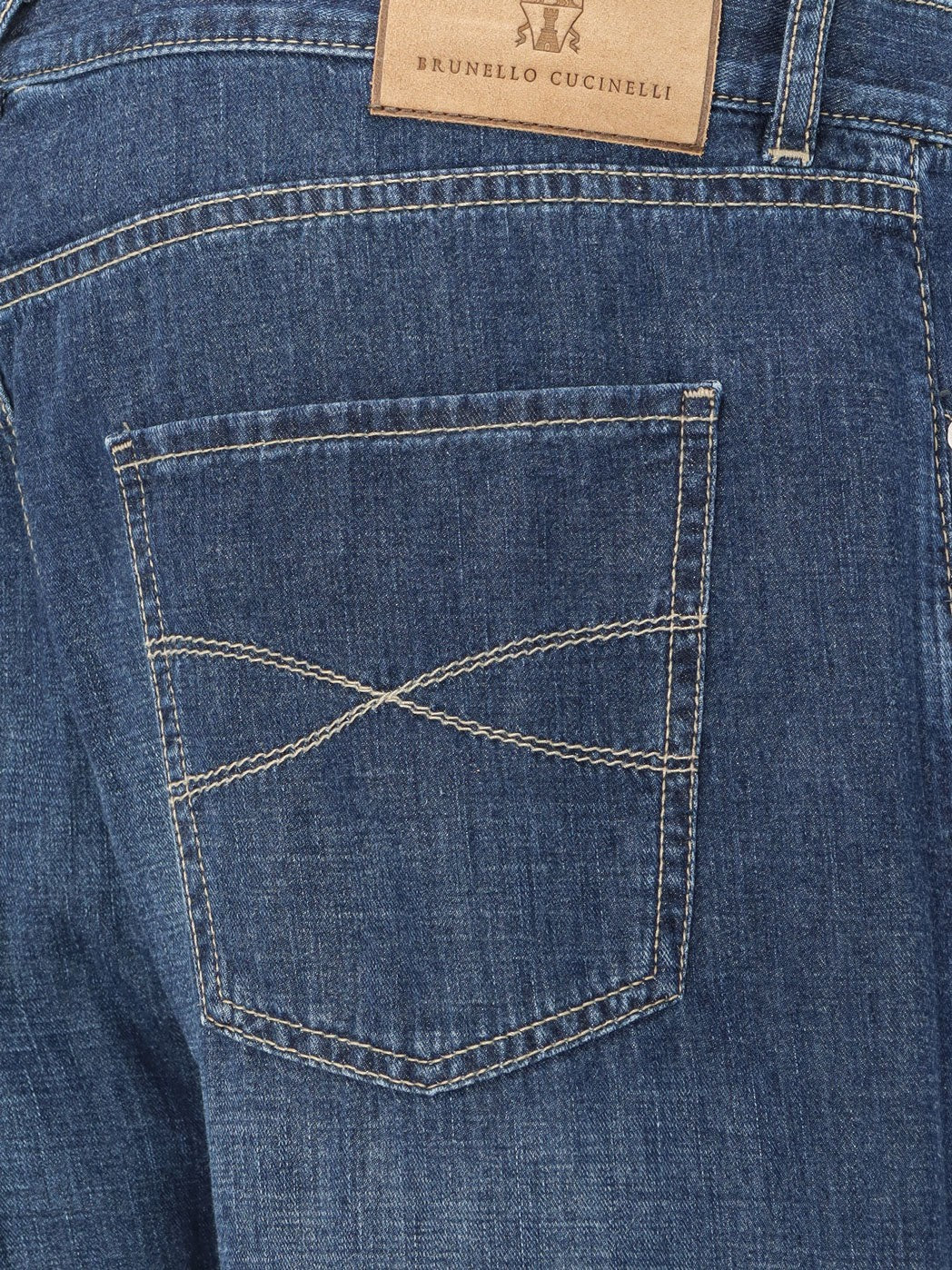 Brunello Cucinelli Men's Blue Denim Jeans Blue