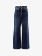 Sacai Men's Blue Denim Jeans Blue
