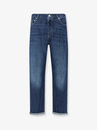 Brunello Cucinelli Men's Blue Denim Jeans Blue